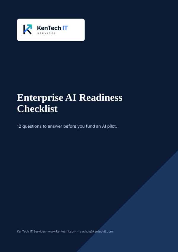 Cover of the Enterprise AI Readiness Checklist
