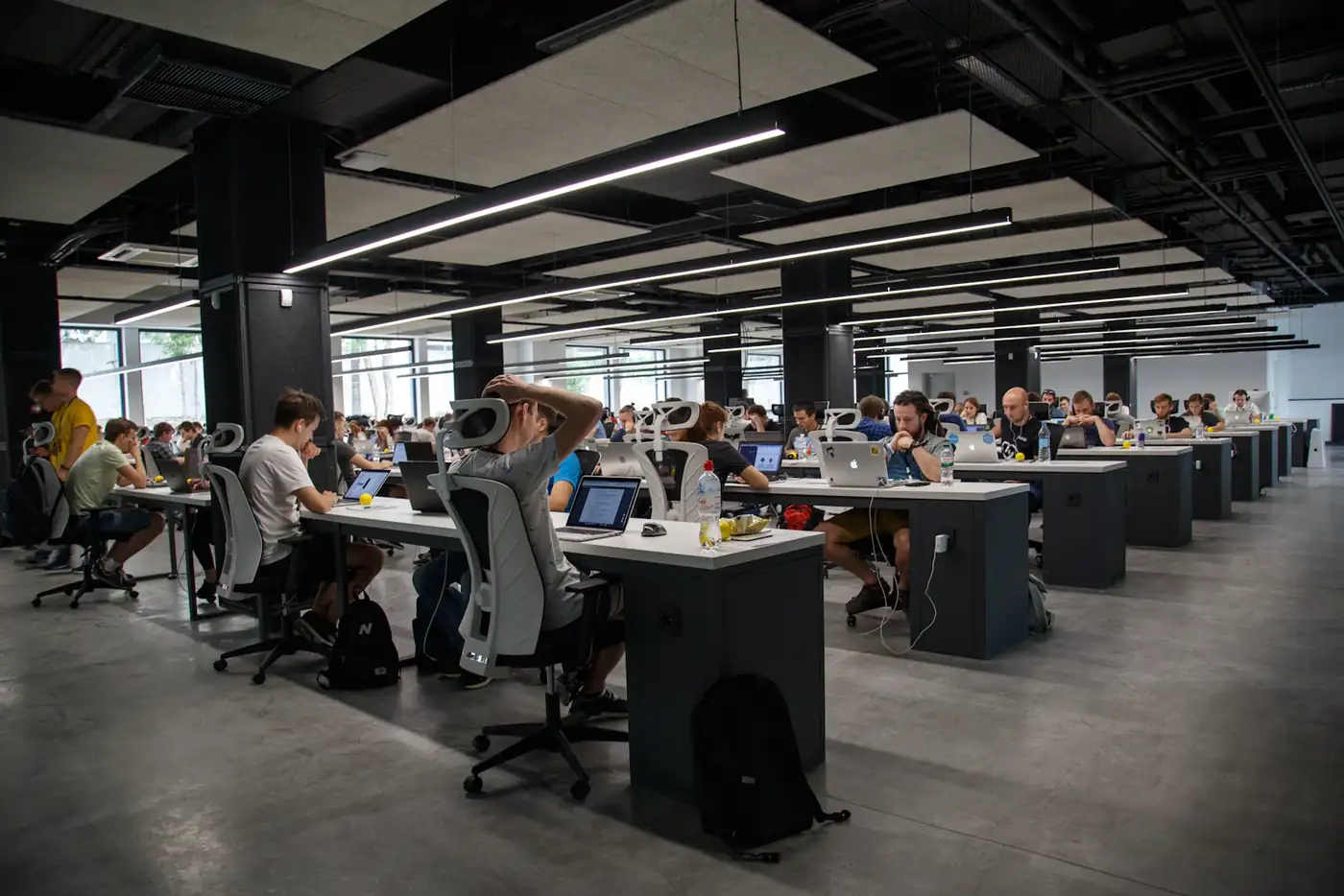 Open-plan office